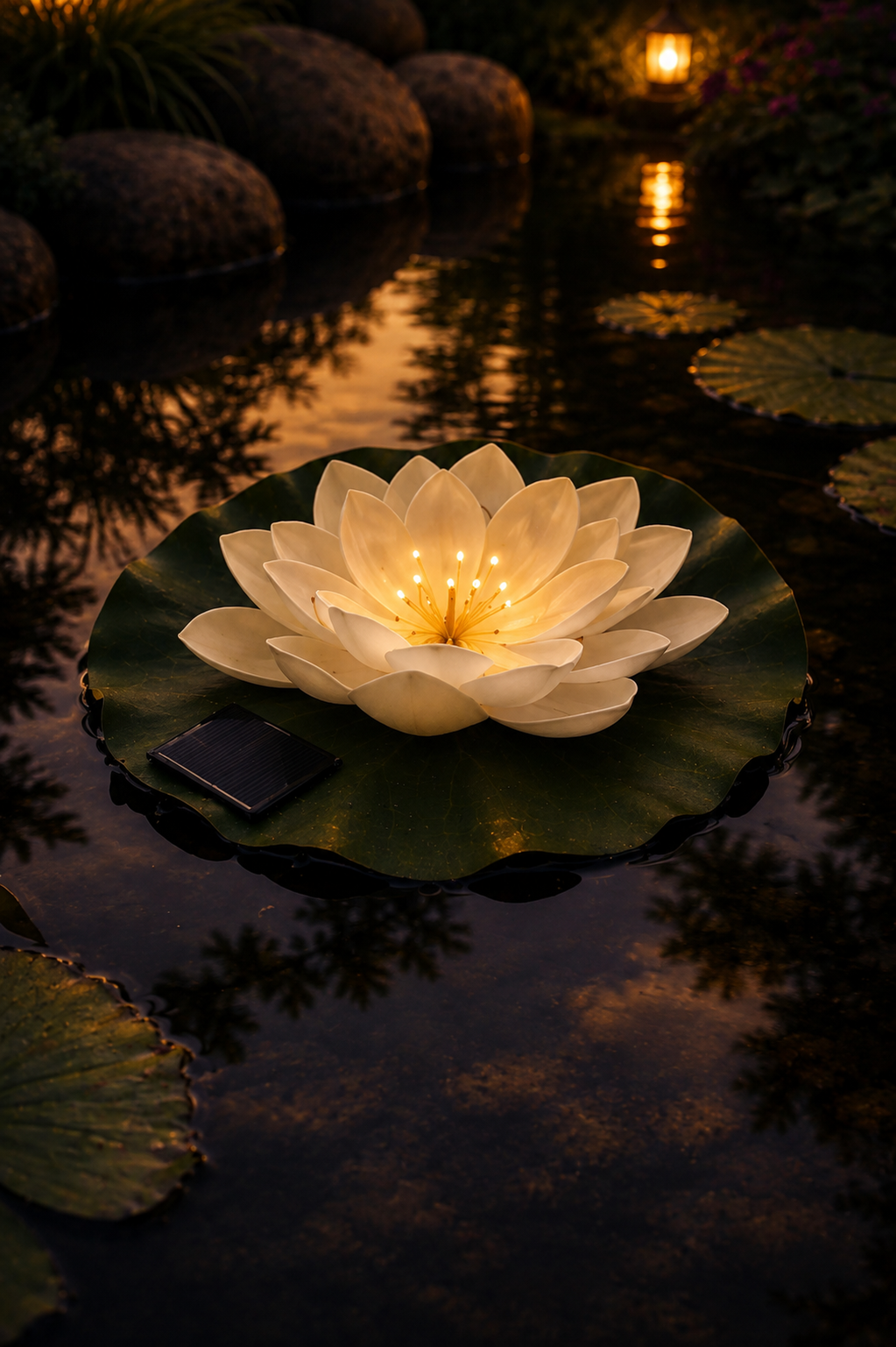 Lotus solaire – Blanc