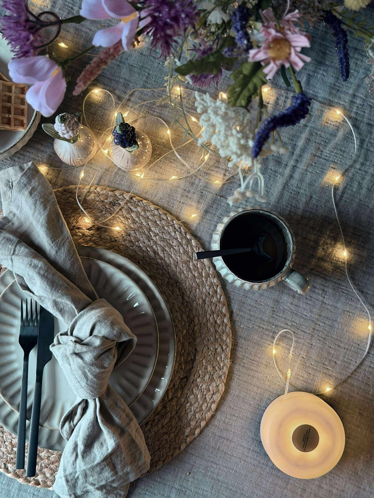 Lampe multifonction / guirlande lumineuse - pour intérieur et extérieur