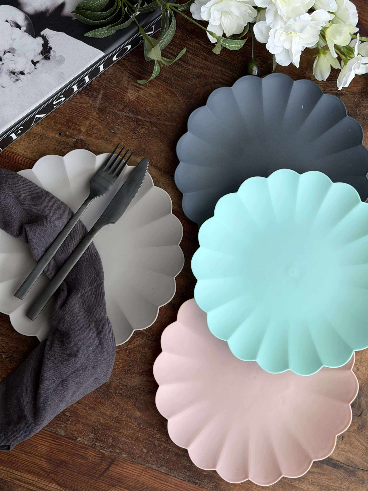 Assiette Color - 4 pièces