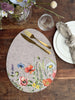 Set de table de Pâques - Beige ovale