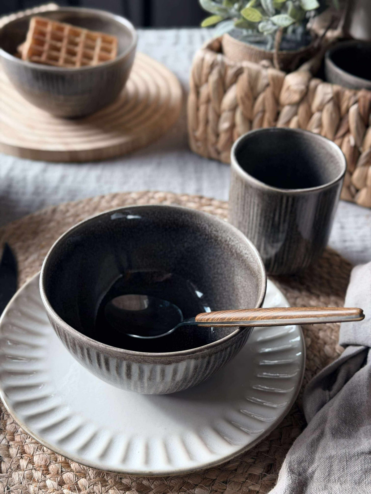 Mug Lydia céramique - Set de 4 pièces