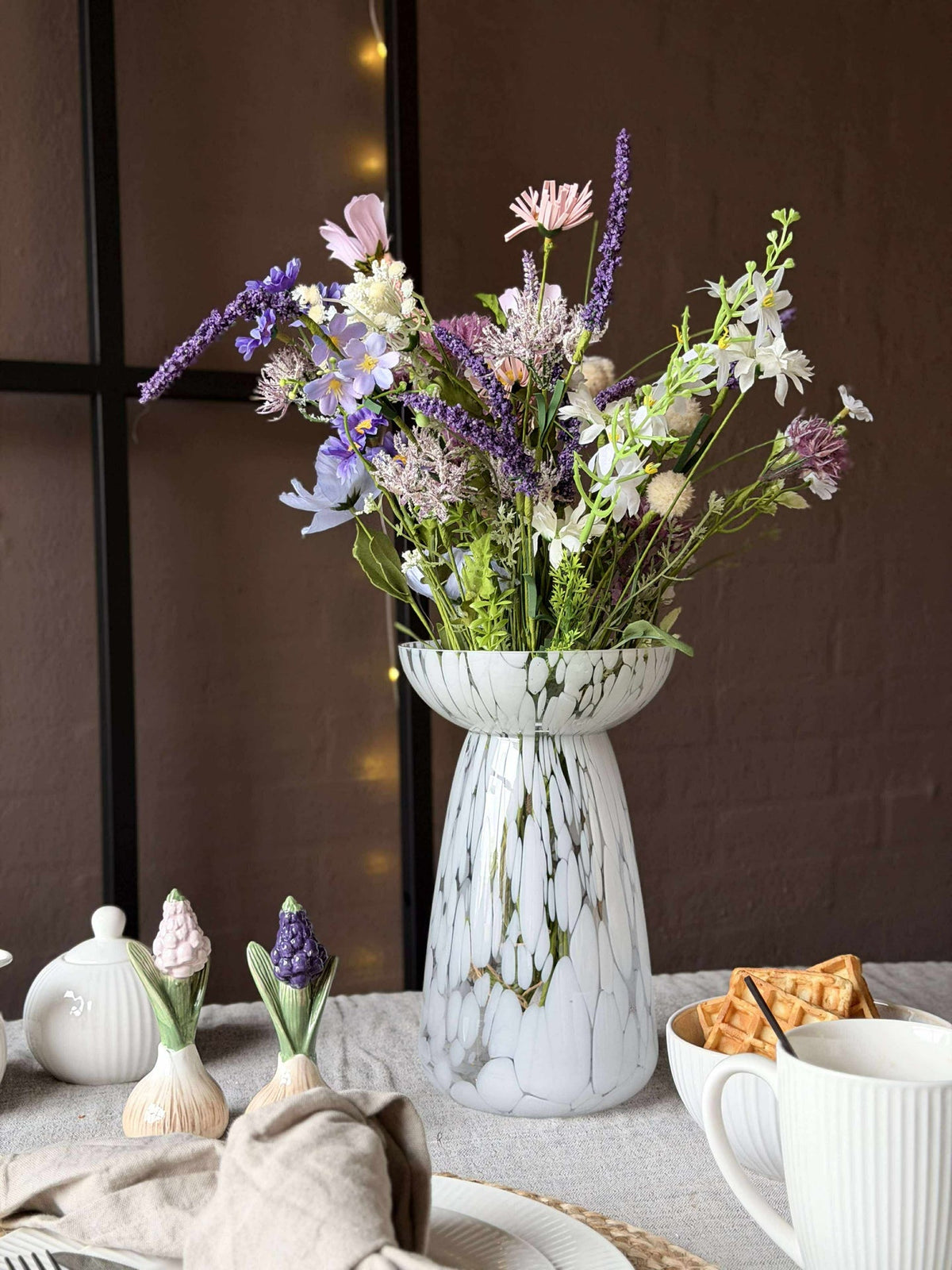 Vase à jacinthe Milla XL - Blanc