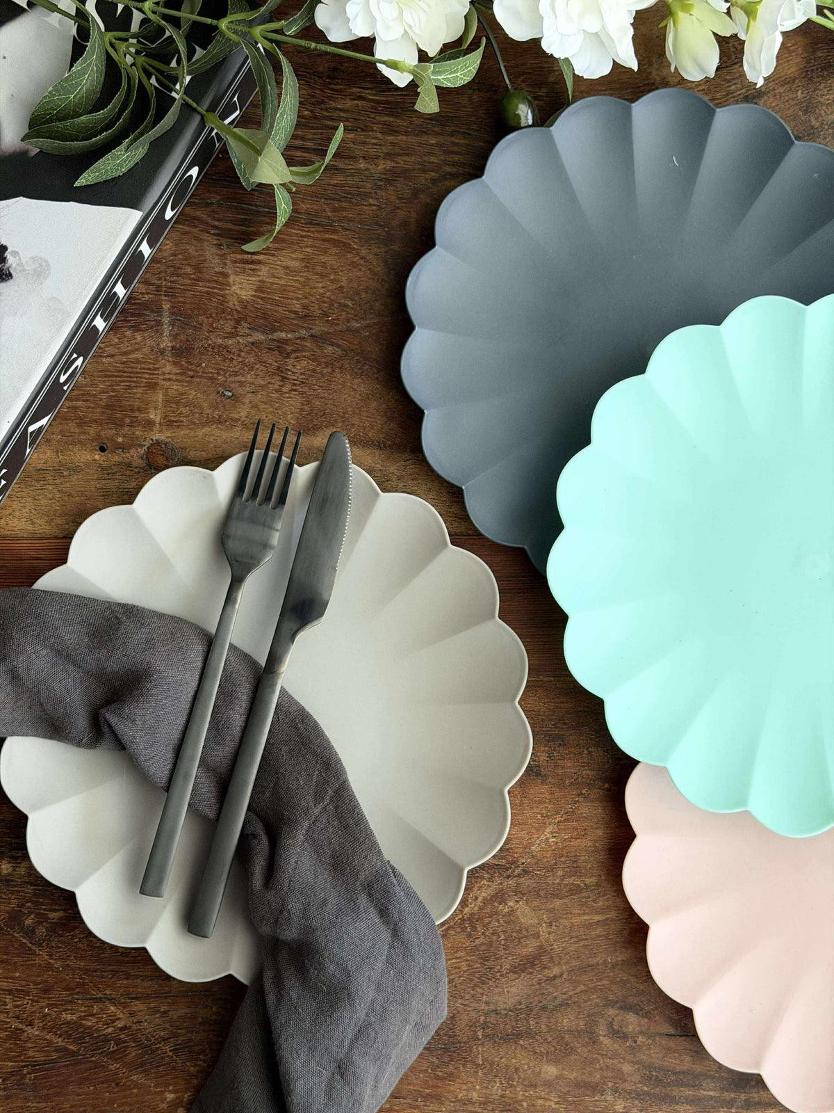 Assiette Color - 4 pièces