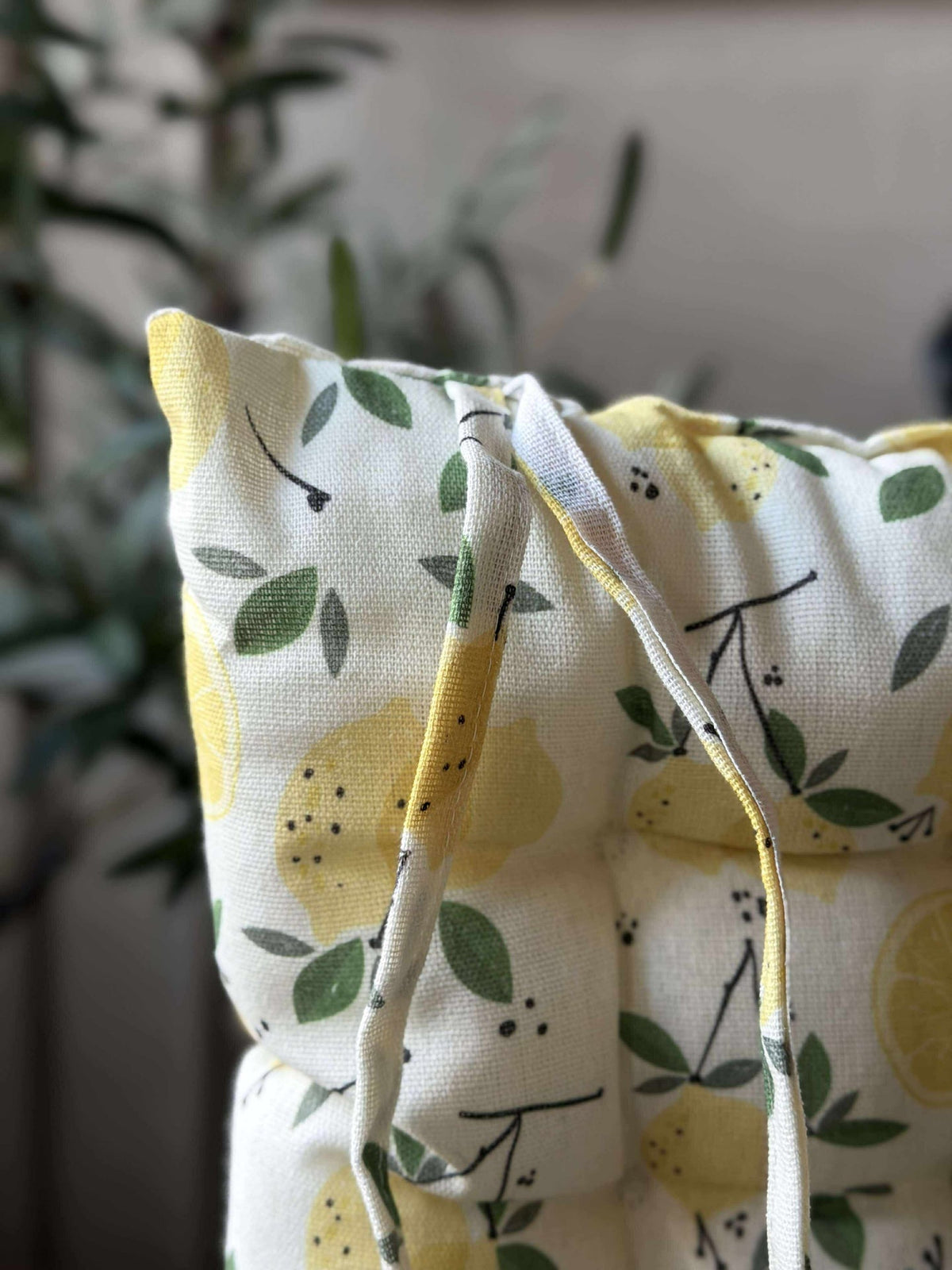 Coussin avec rembourrage - Citrons