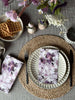 Serviettes Roses Violet/Blanc - 20 pcs.