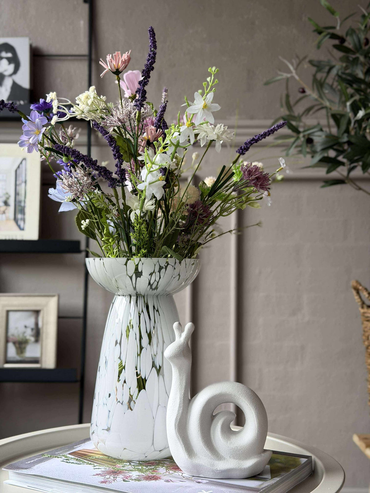 Vase à jacinthe Milla XL - Blanc