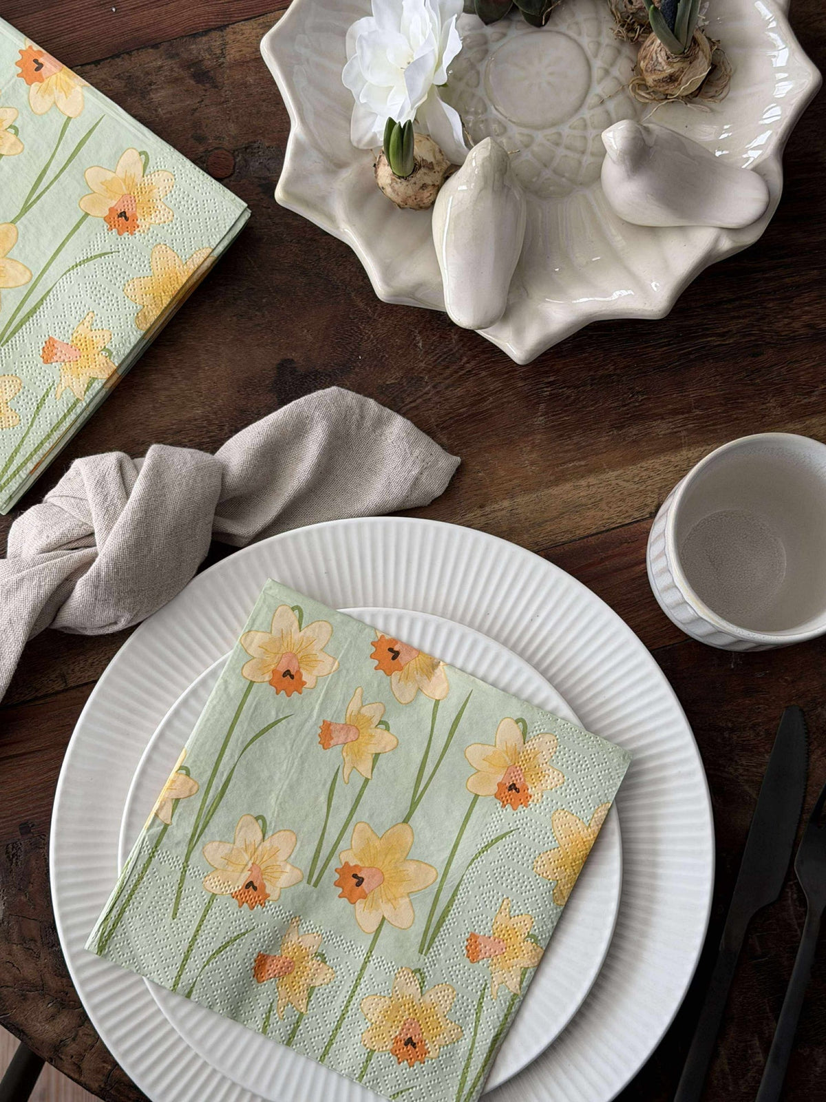 Serviettes Jonquilles - 20 pcs.