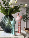Poule aux longues pattes - Rose