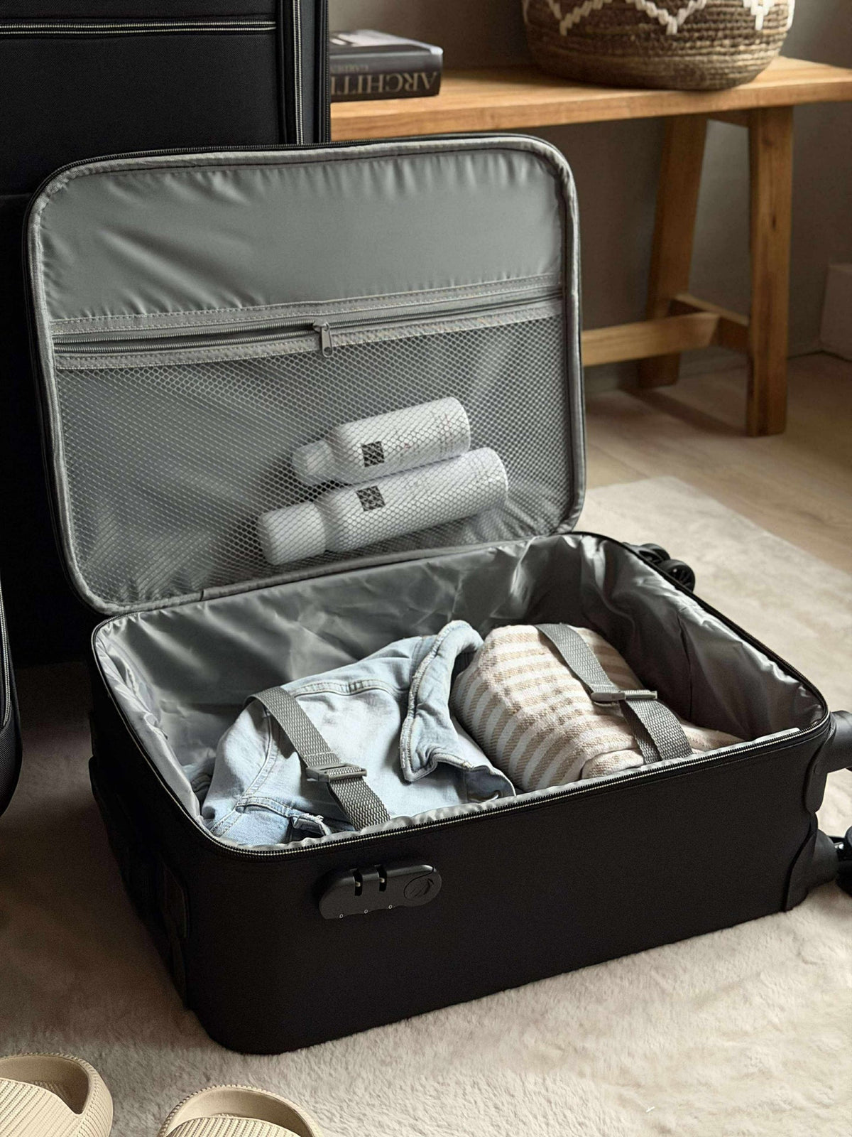 Set de valises de 3 pièces et sac cabine