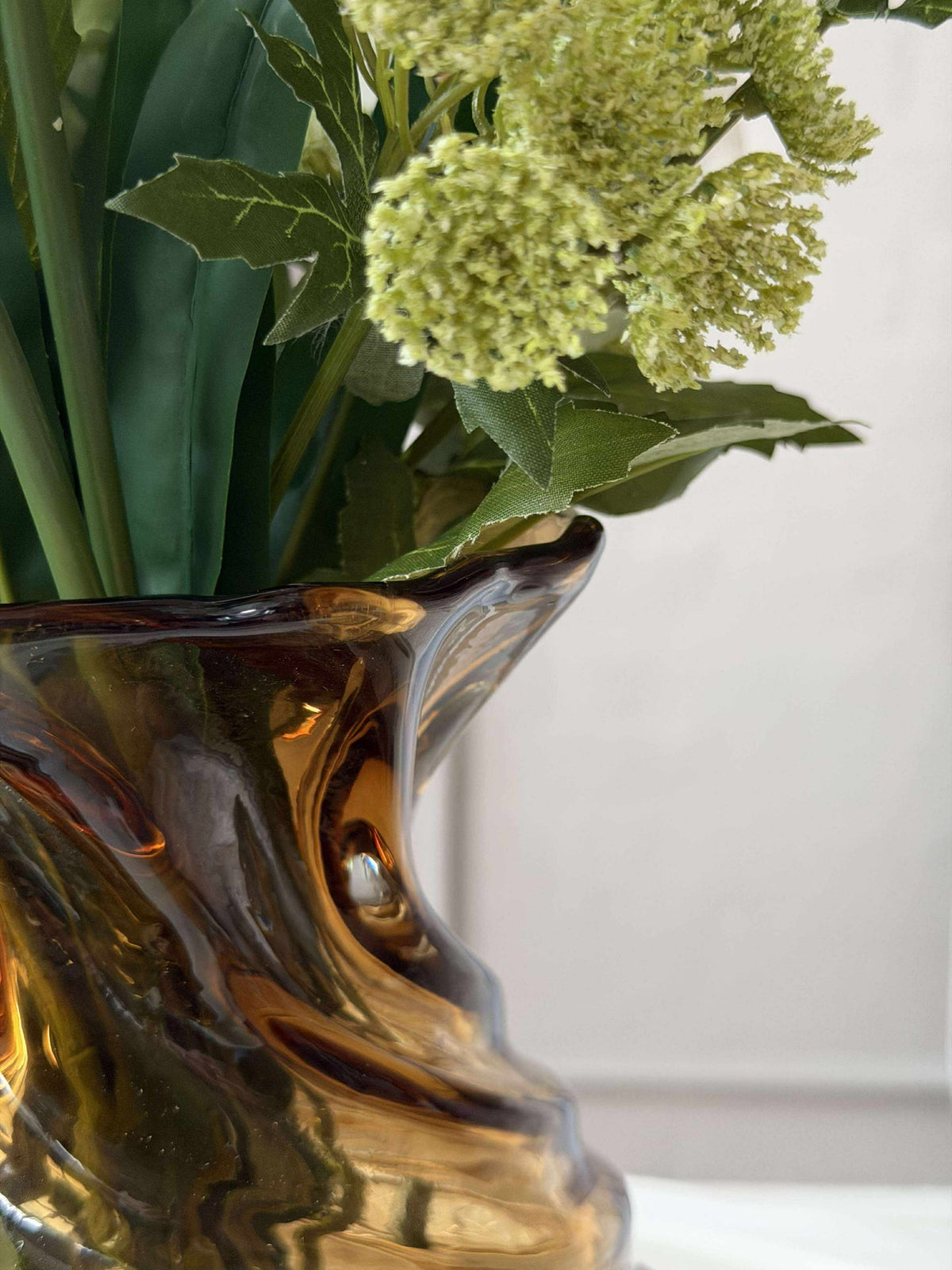 Vase - Verre soufflé à la bouche