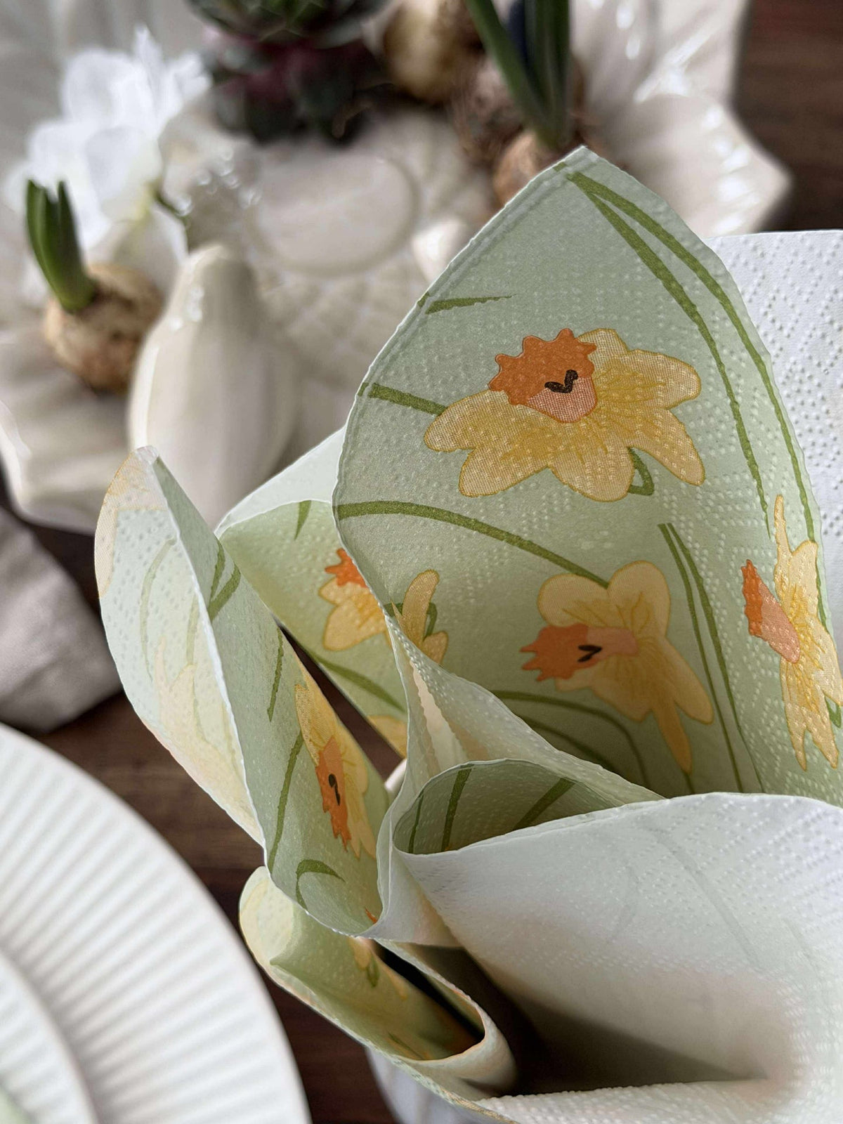 Serviettes Jonquilles - 20 pcs.