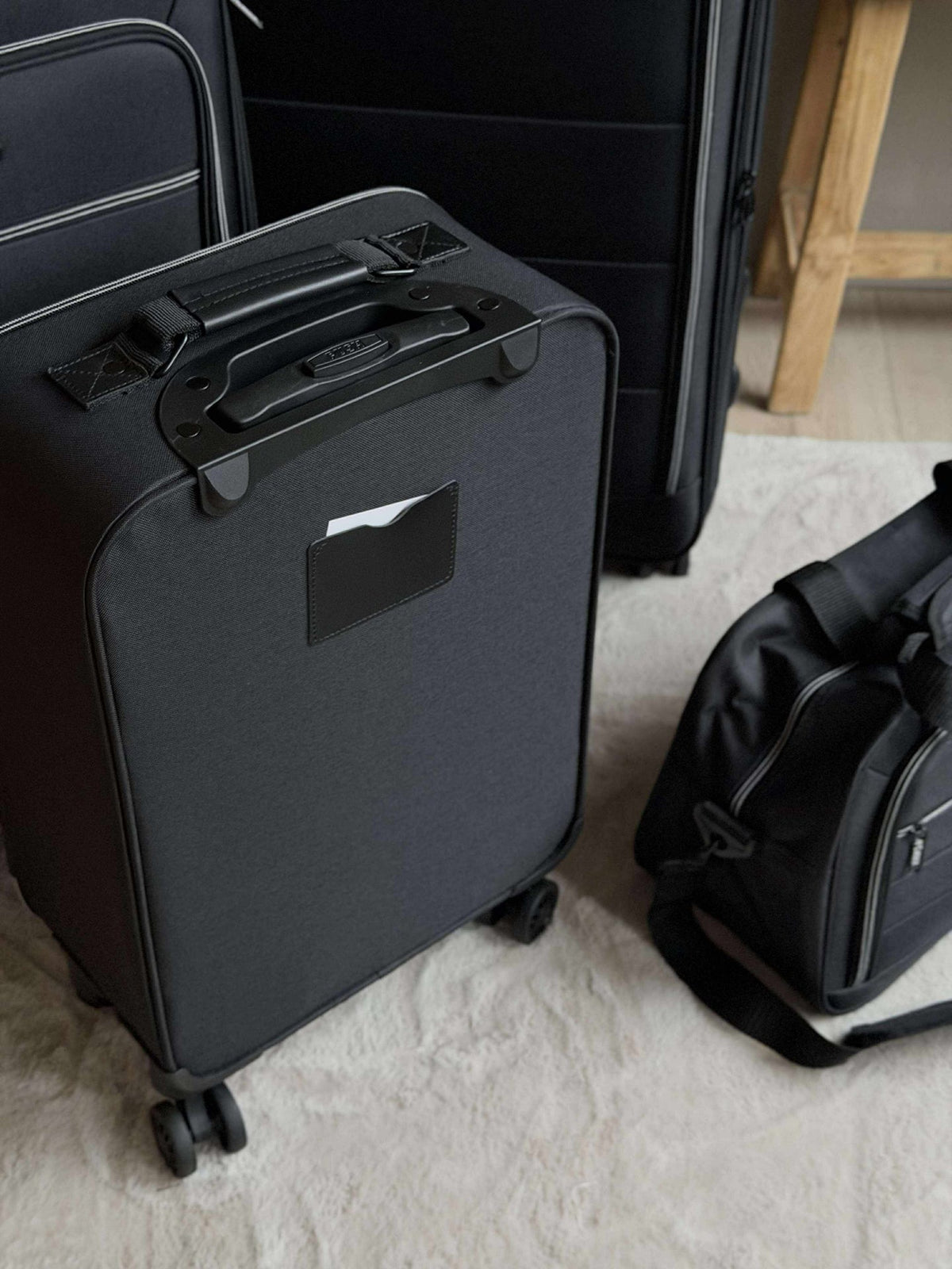 Set de valises de 3 pièces et sac cabine