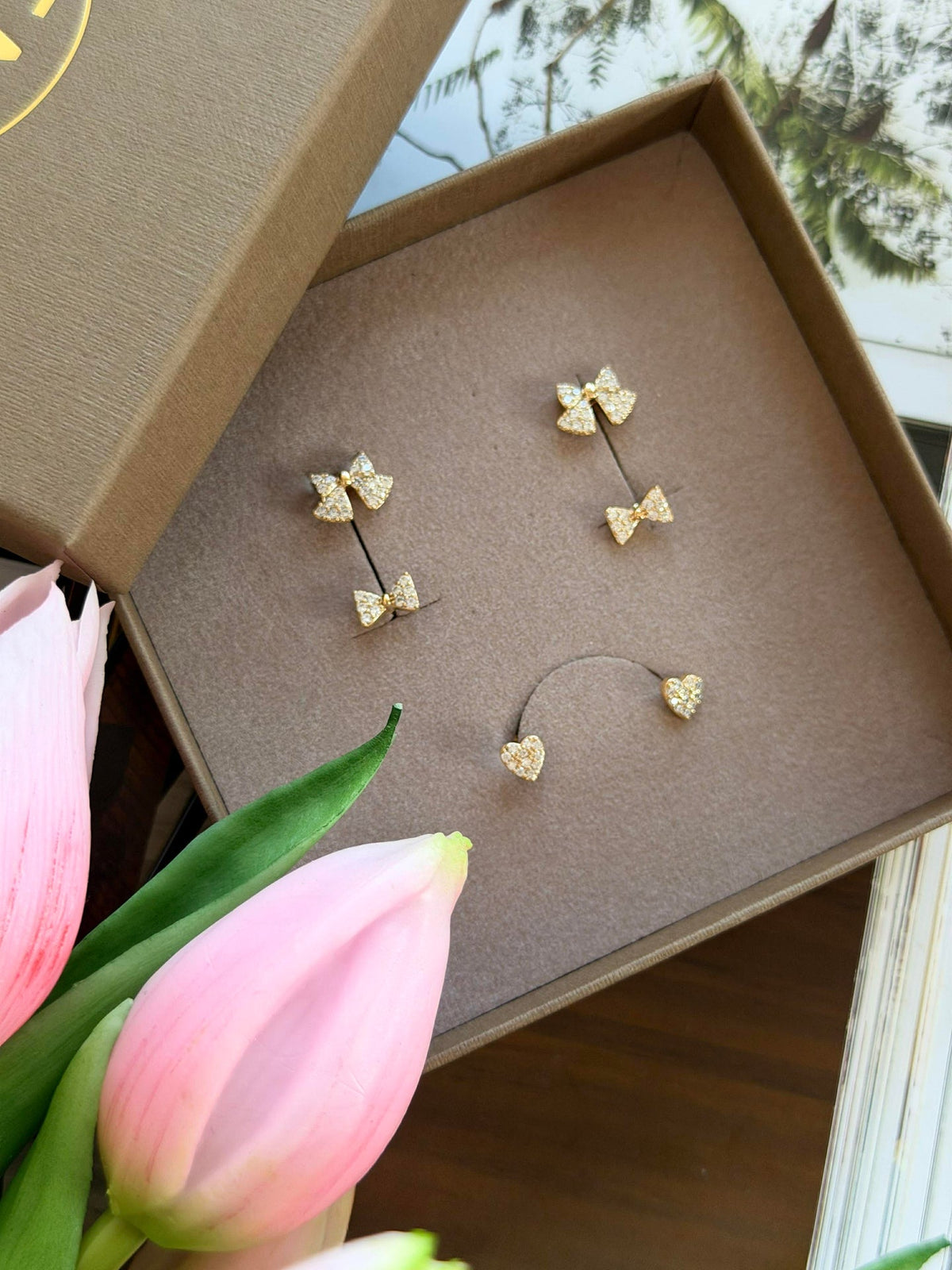 Box mix de 6 boucles d’oreilles - Samira plaqué or 18k