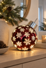Boule de Noël avec lumière LED
