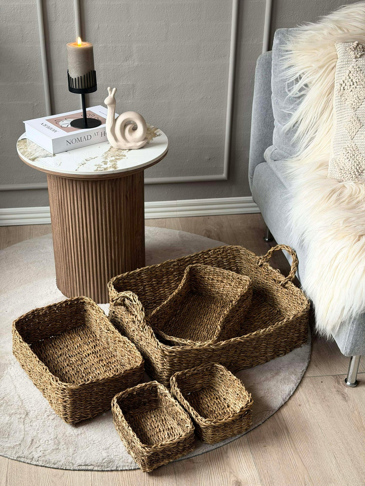 Paniers de rangement - Lot de 5
