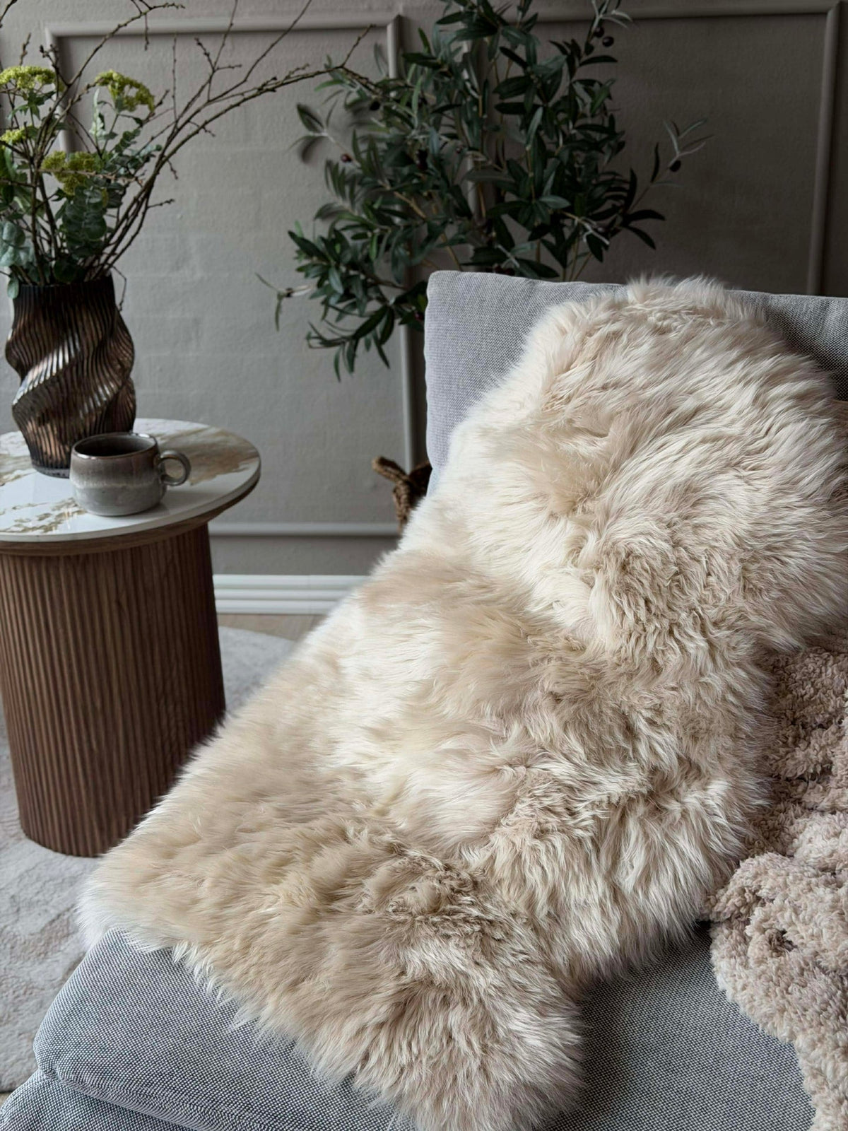 Peau de mouton Linen - 85x55cm