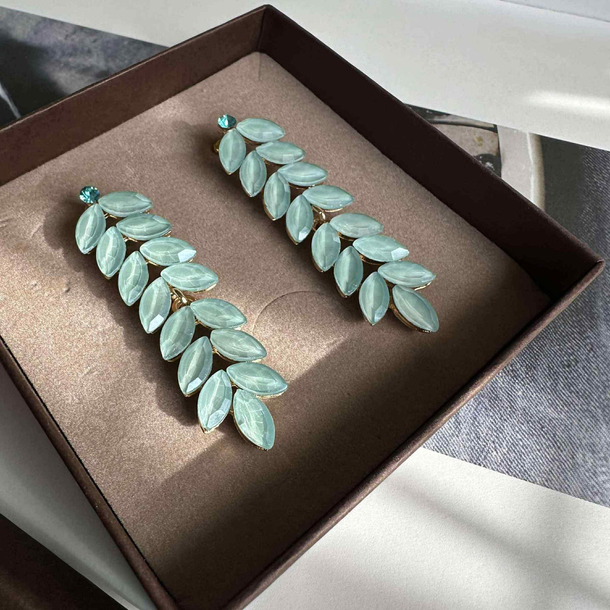 Boucles d’oreilles Leona - Aqua
