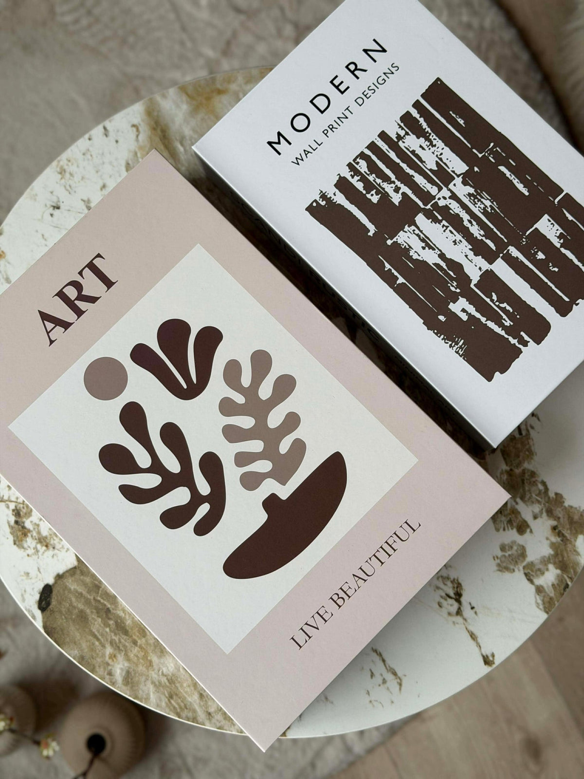 Boîtes livres de rangement No.3 - Lot de 2 pcs