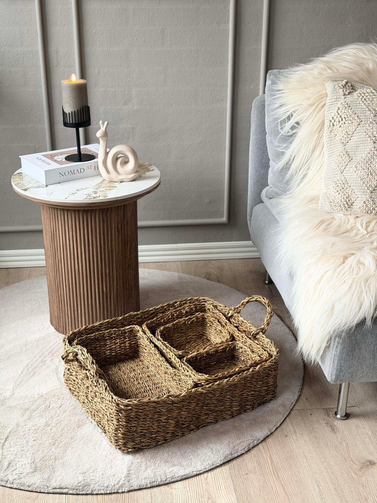 Paniers de rangement - Lot de 5