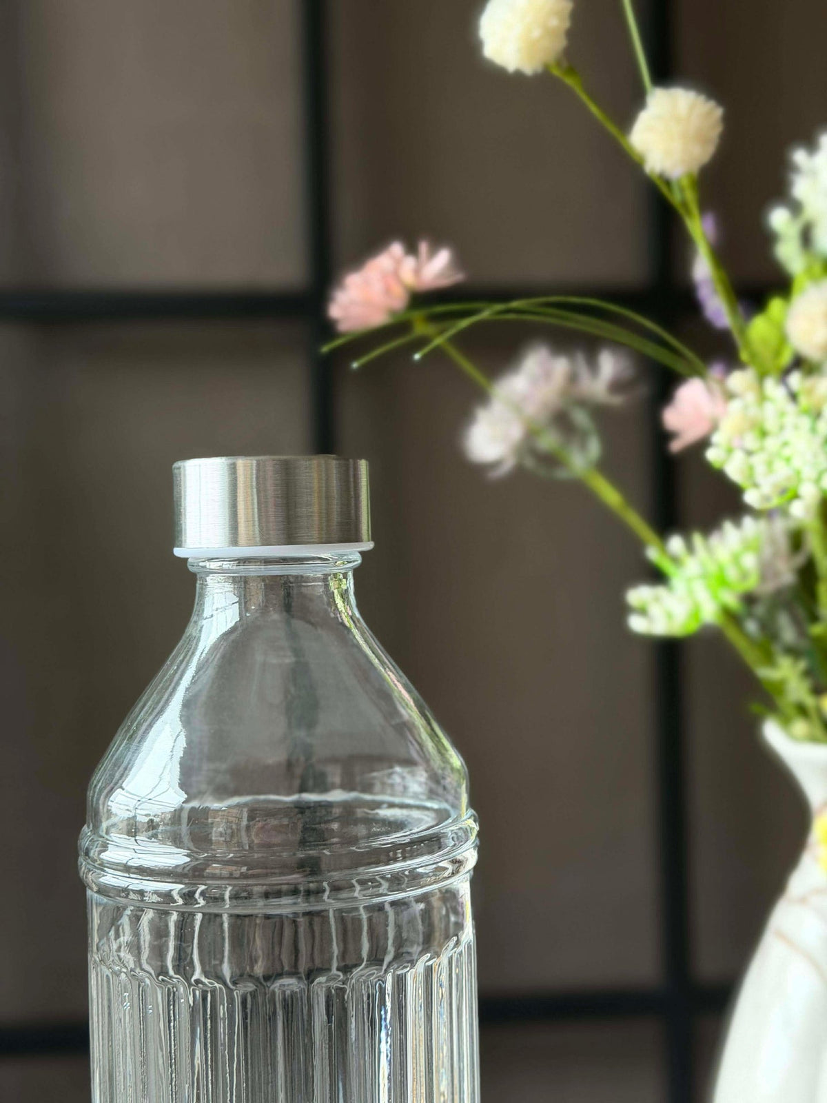 Bouteille d’eau avec bouchon en métal - 1000 ml.