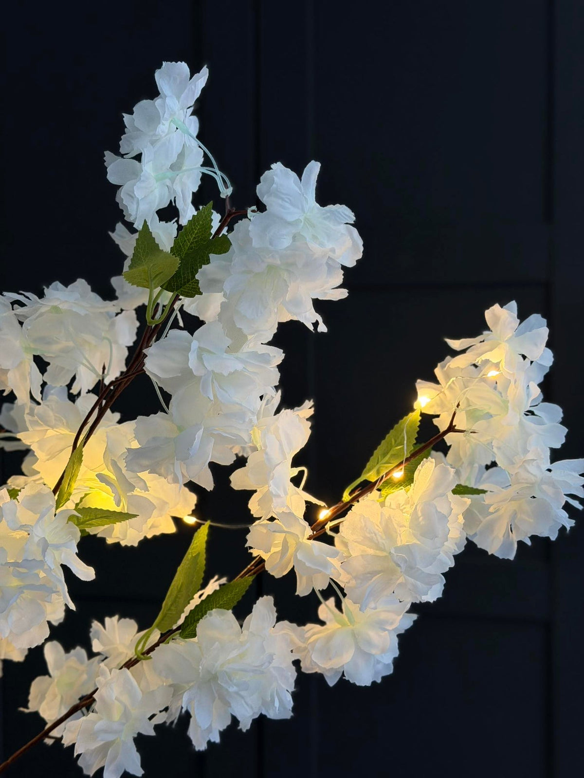 Branche de cerisier lumineuse - Blanche