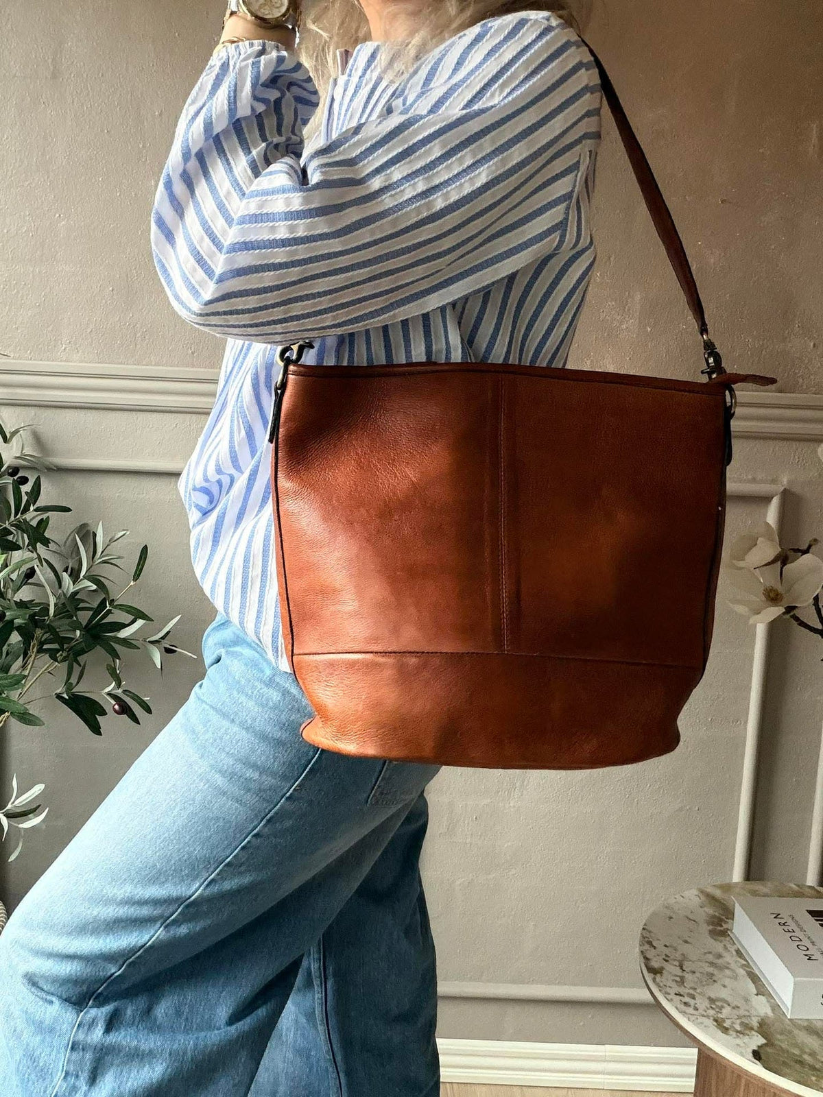 Sac à épaule Nomi walnut