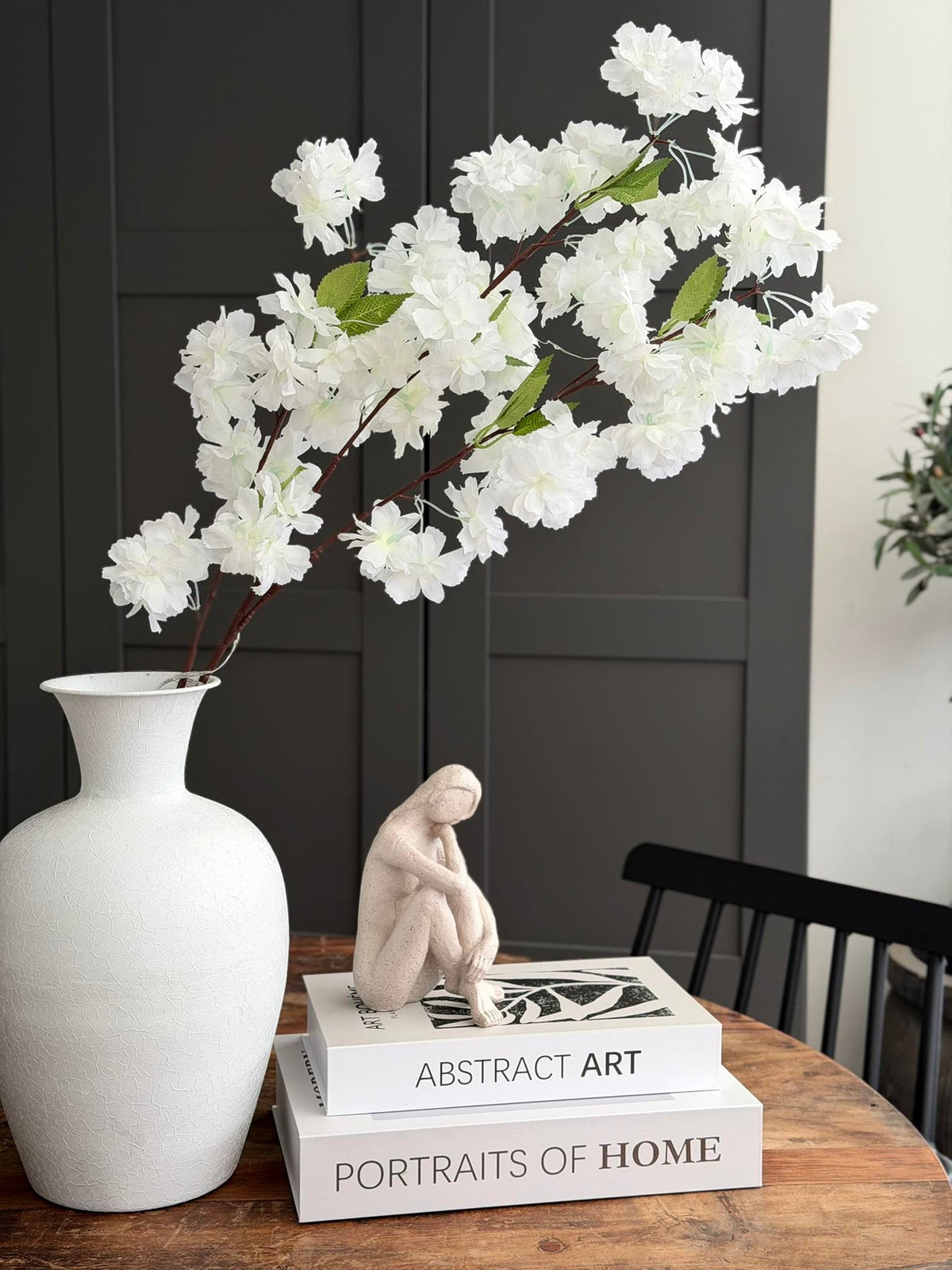 Branche de cerisier lumineuse - Blanche
