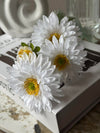 Marguerite sur tige 60 cm - Blanc