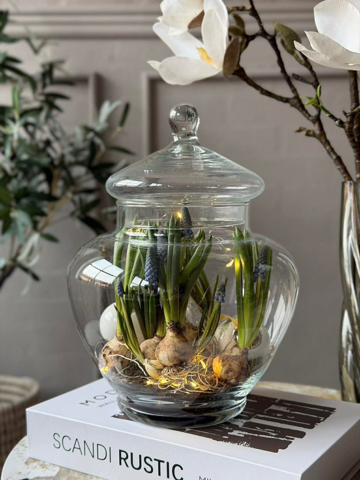 Bocal de rangement avec couvercle