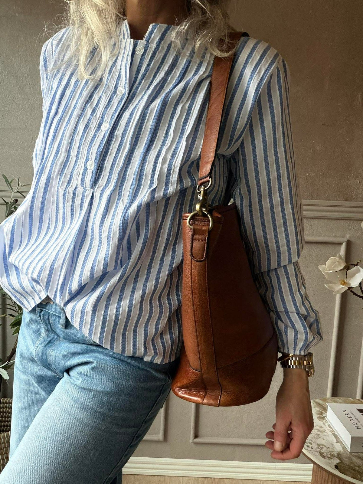 Sac à épaule Nomi walnut