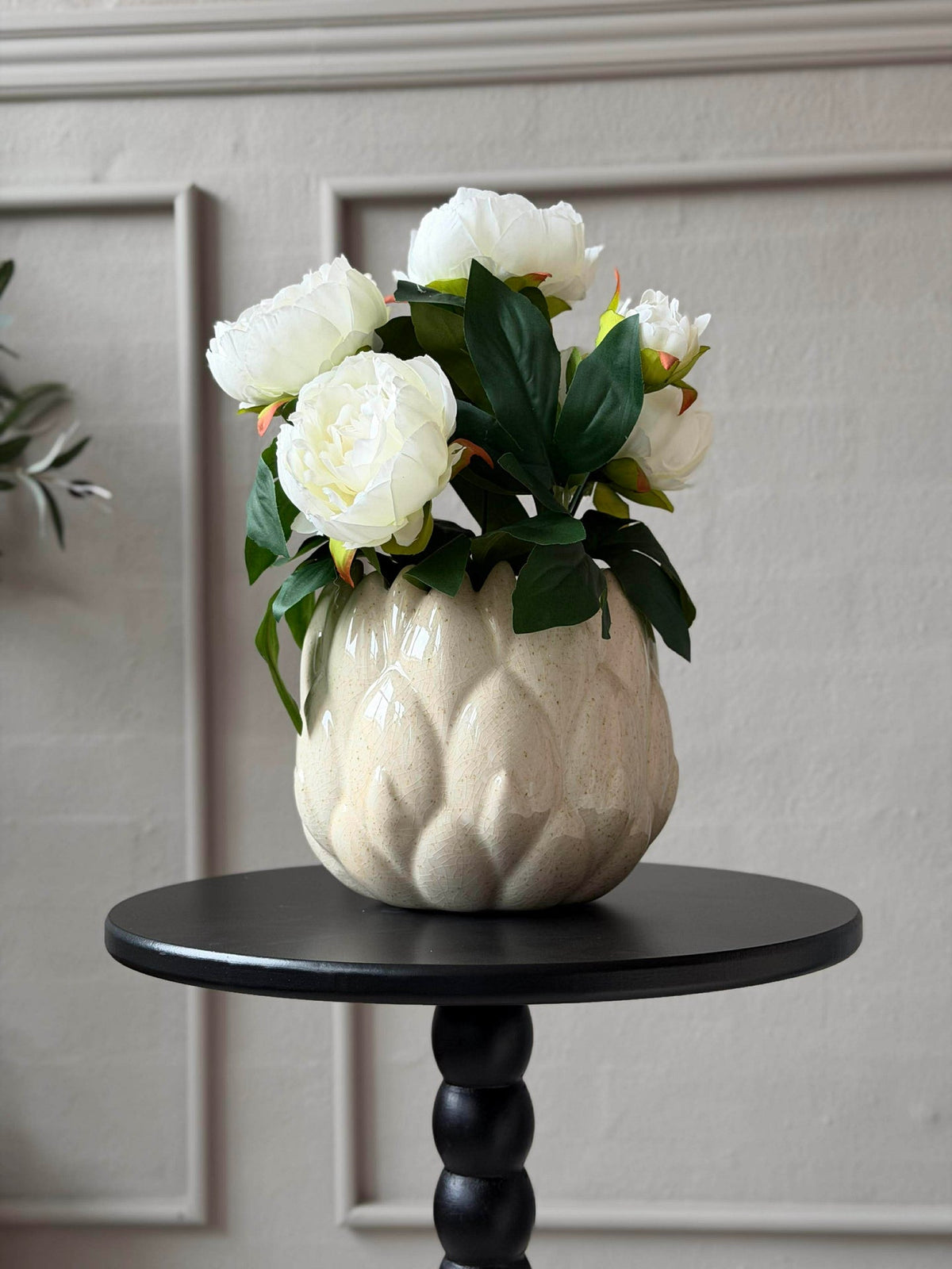 Table d’appoint - Noir 35xH50 cm