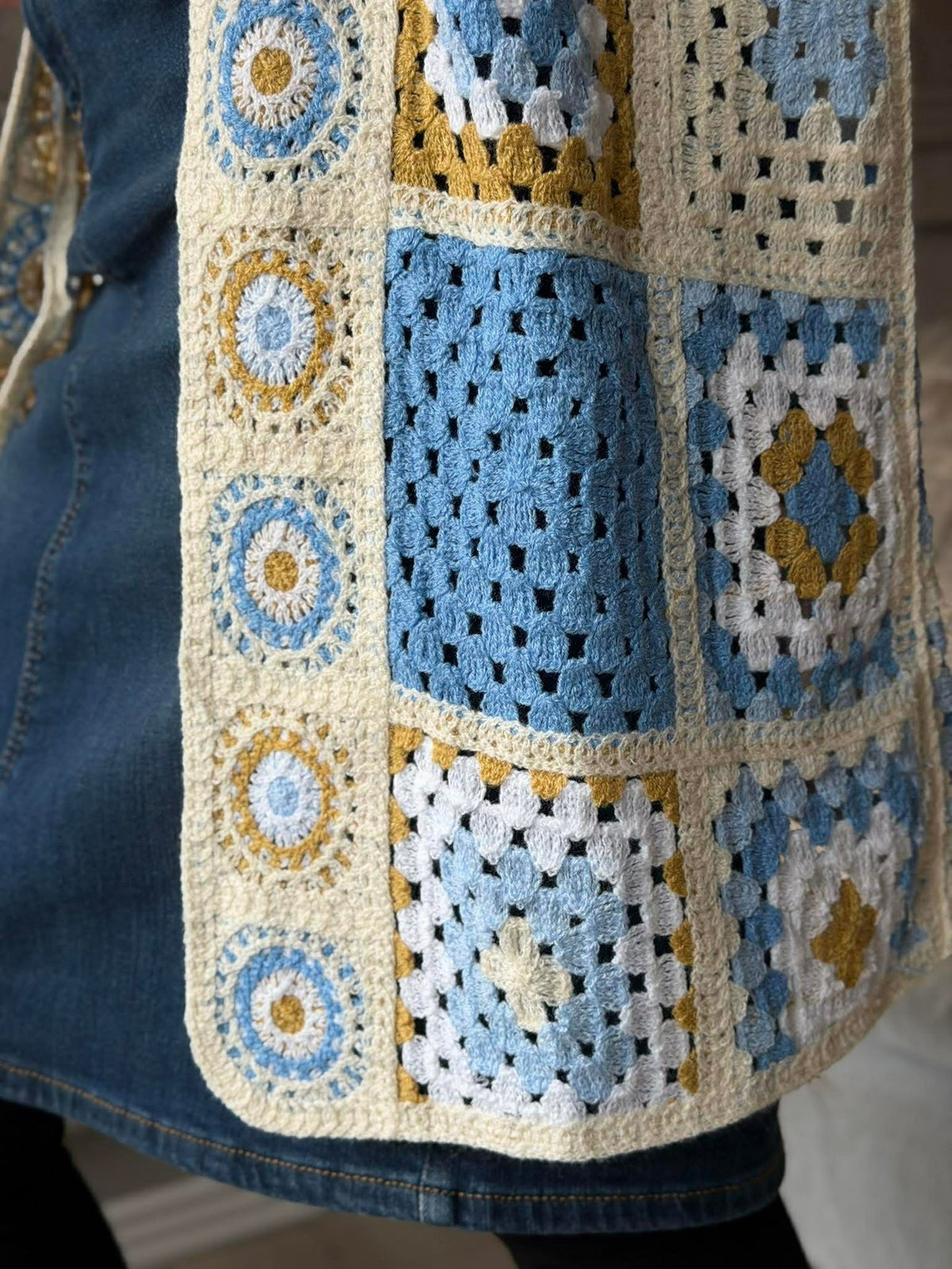 Cardigan Boho - Blue