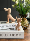 Chien assis Wood - Plusieurs tailles