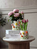Cache-pot avec tulipes - plusieurs tailles
