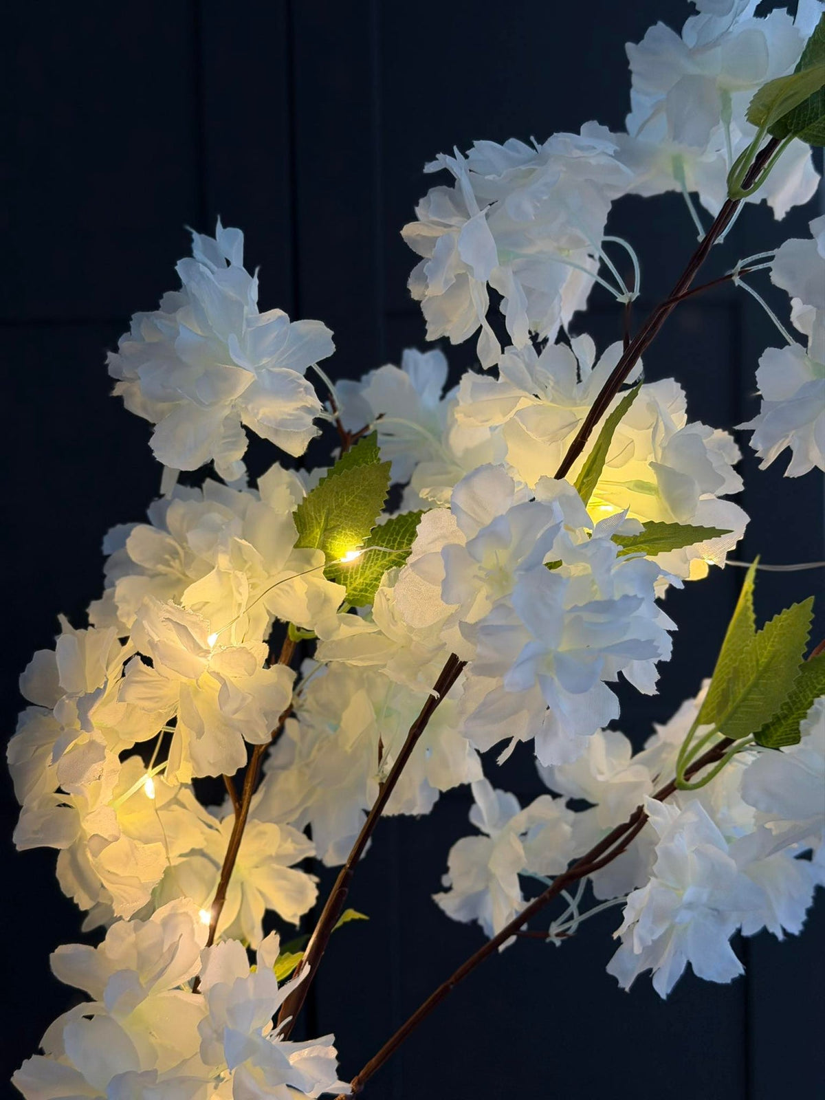 Branche de cerisier lumineuse - Blanche