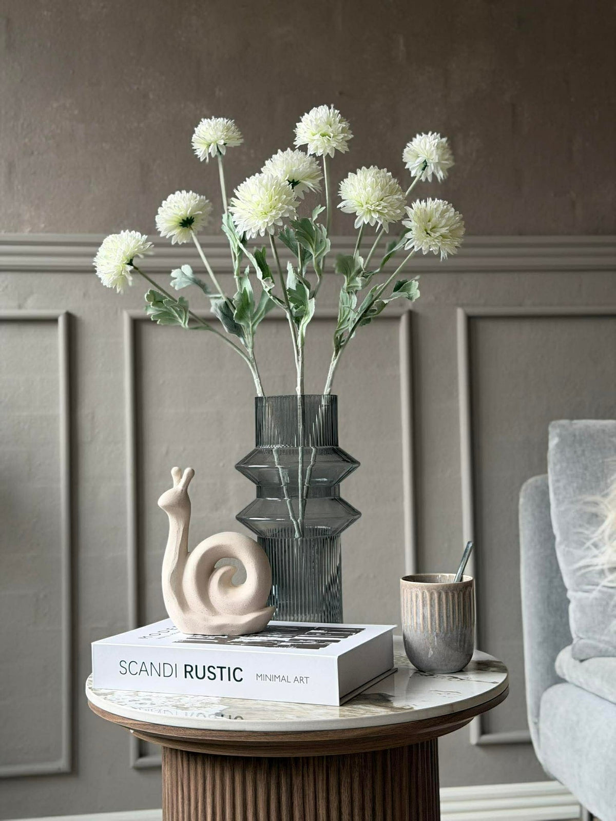 Tige d’allium 60 cm - Blanc