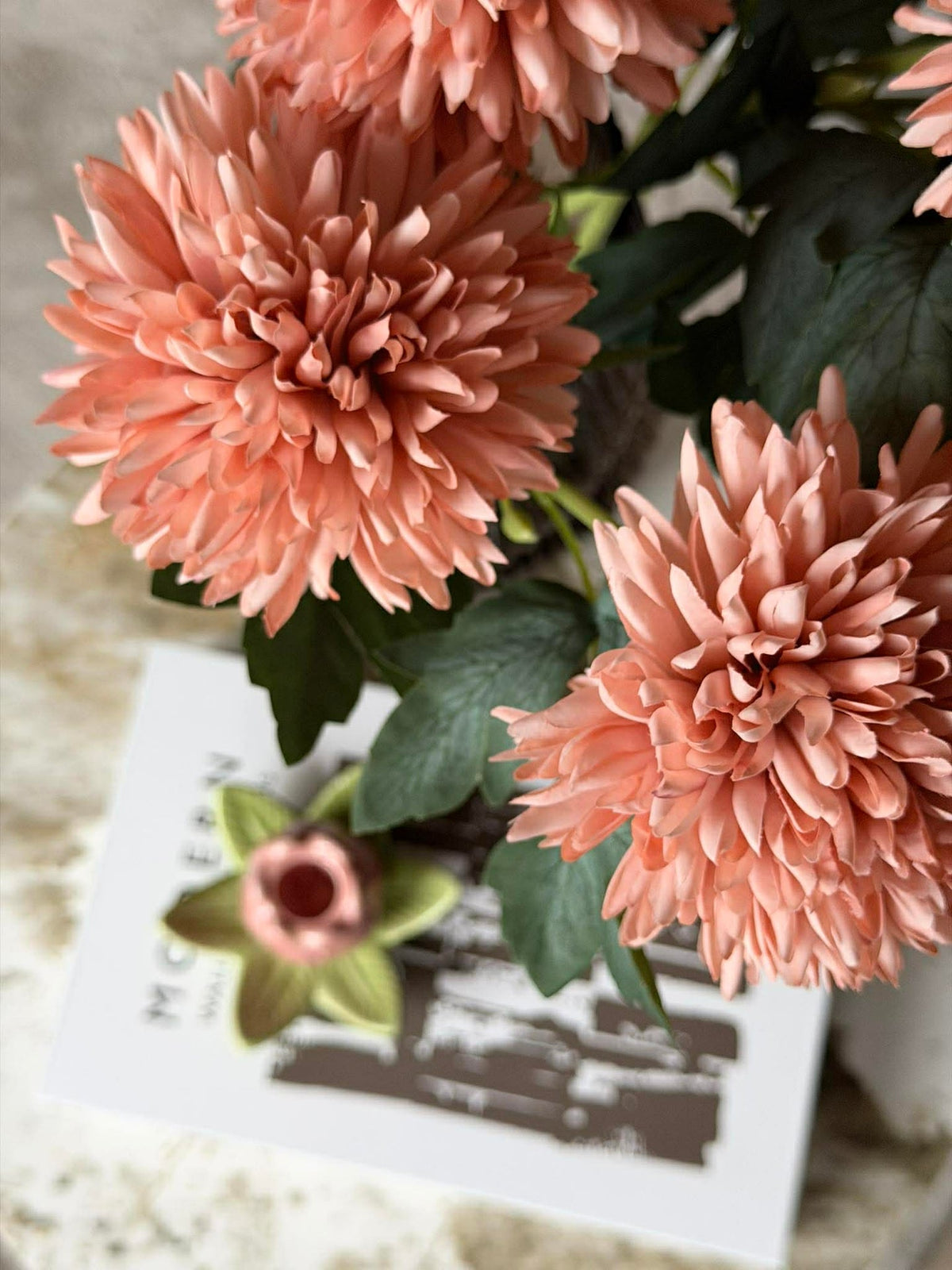 Tige fleur 53 cm - Rose
