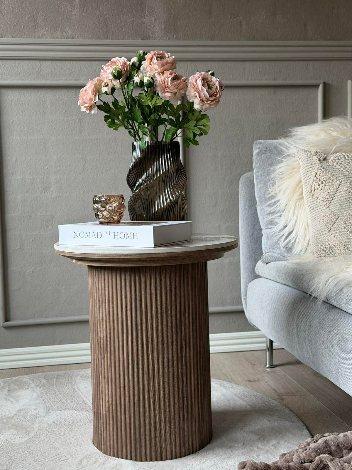 Renoncule 50 cm - Rose