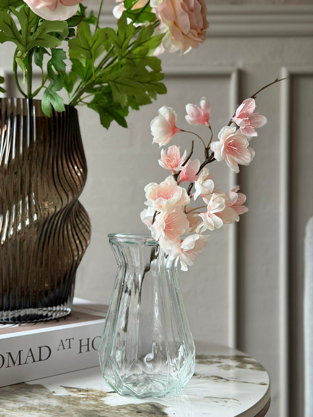 Vase pour jacinthe en verre transparent