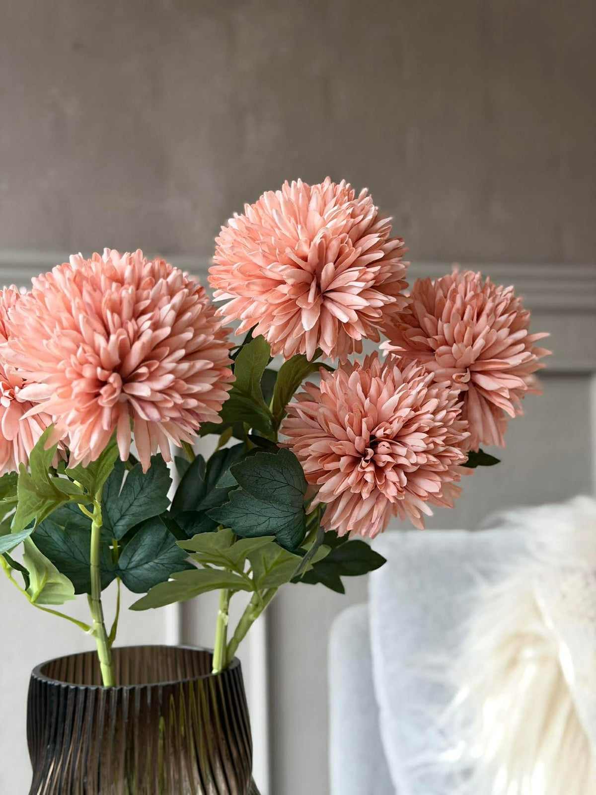 Tige fleur 53 cm - Rose