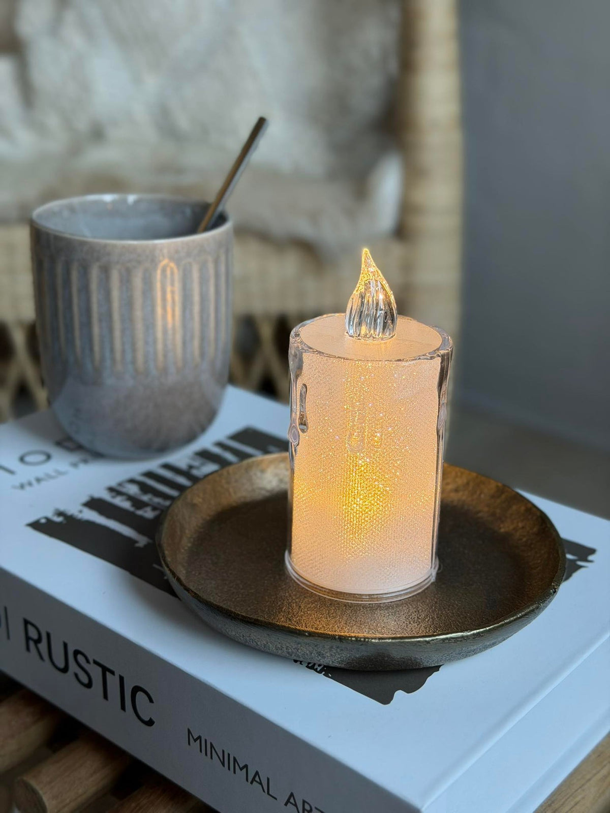 Bloc-candle LED 10,5 cm