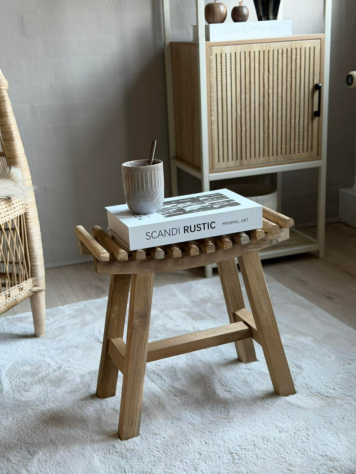 Tabouret Teak