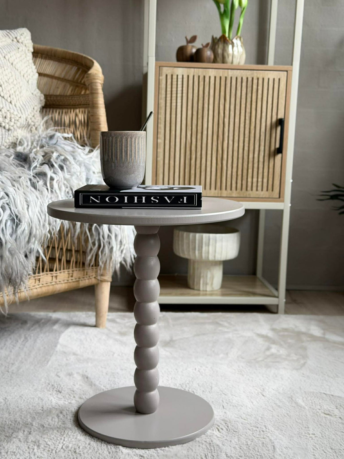 Table d'appoint - Taupe 35xH40 cm