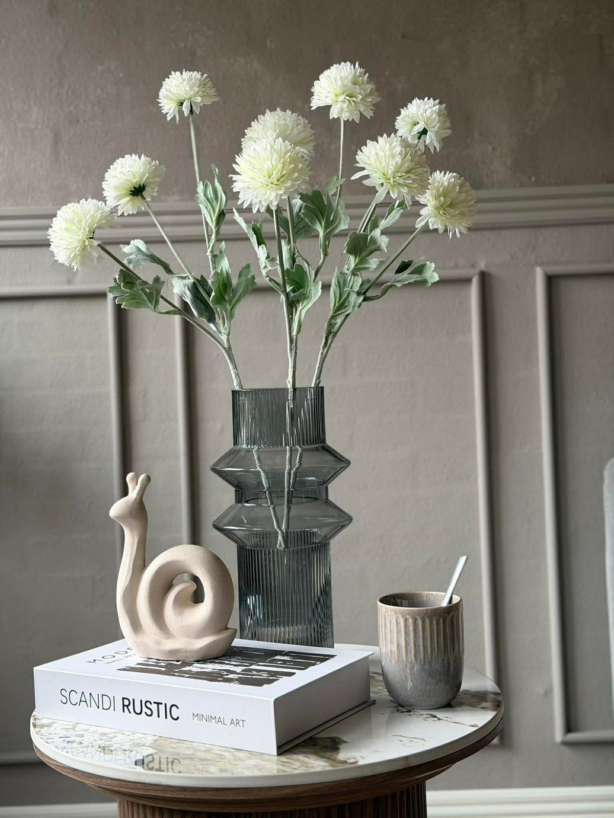 Tige d’allium 60 cm - Blanc