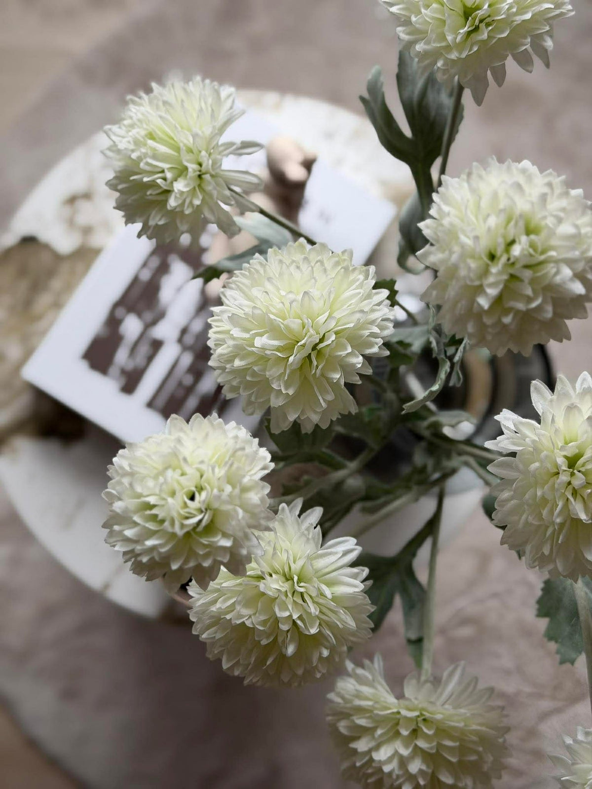 Tige d’allium 60 cm - Blanc