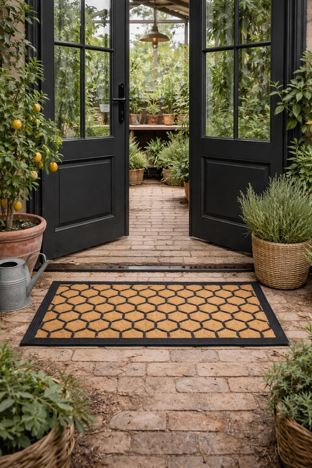 Tapis de porte - BIKUBE carré 45x75 cm