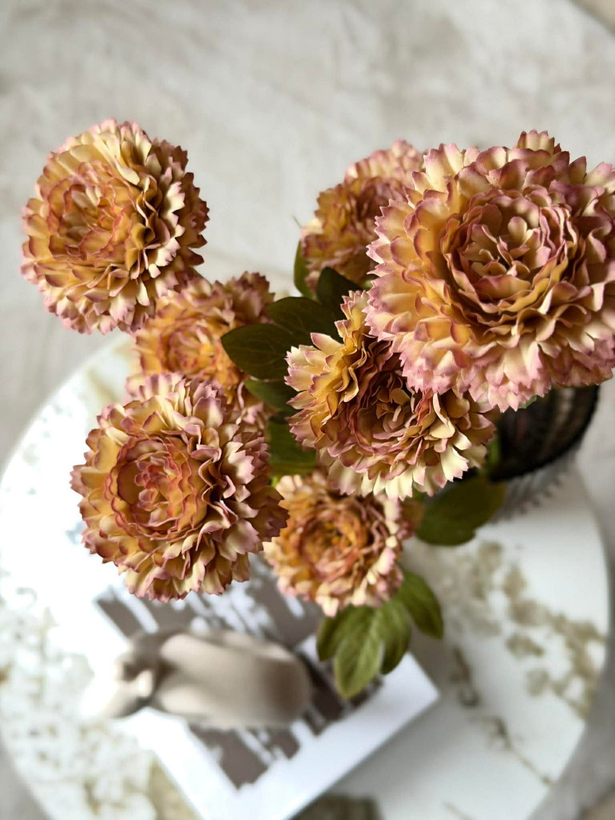 Tige de fleur 70 cm - Couleurs brûlées