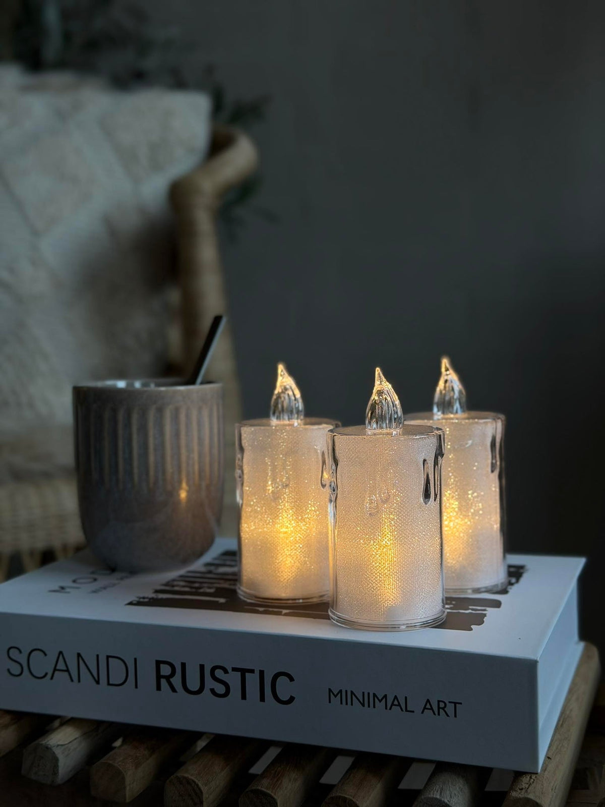 Bloc-candle LED 10,5 cm