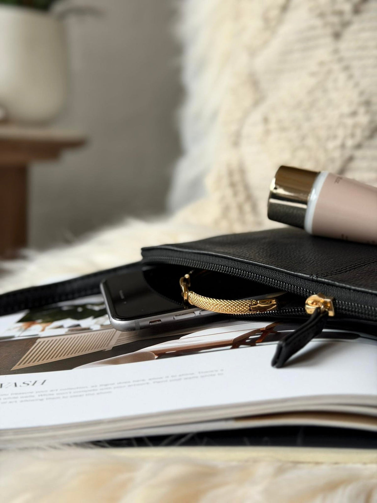 Pochette Misse - Black / Gold