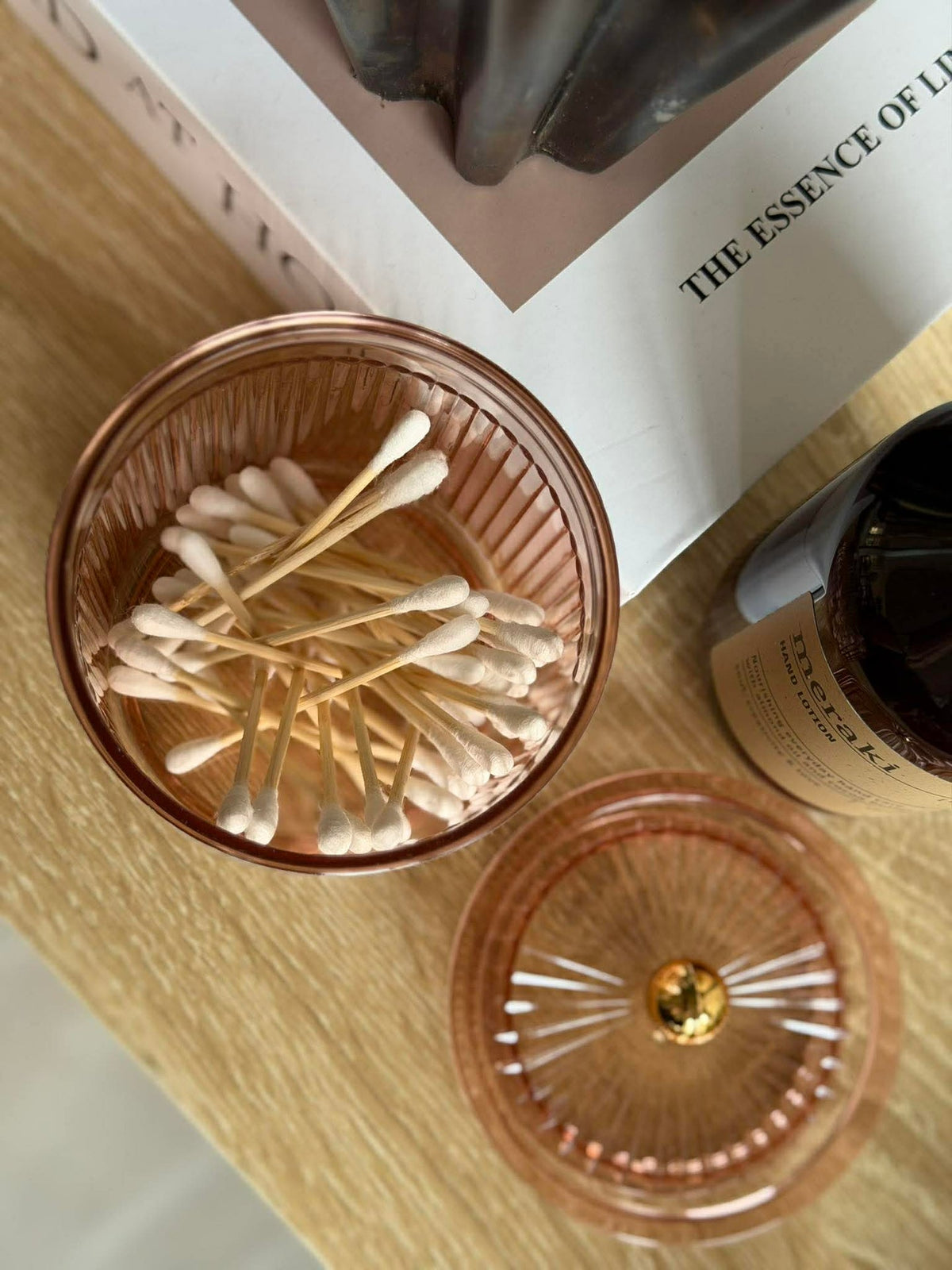 Organiseur de maquillage - Rose